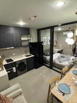 ให้เช่าคอนโด XT Huaikhwang (เอ็กซ์ที ห้วยขวาง) - ตกแต่งเฟอร์ครบห้องสวยน่าอยู่ - การเดินทาง: MRT ห้วยขวาง