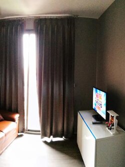 ปล่อยเช่าคอนโด Nye by Sansiri (นายน์ บาย แสนสิริ) - 1ห้องนอน 1ห้องน้ำ 1ห้องนั่งเล่น - ใกล้ BTSวงเวียนใหญ่และกรุงธนบุรี - ขนาดห้อง 36 ตรม. ชั้น 16 ตึกB