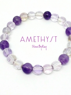 สร้อยข้อมือหินอเมทิสต์