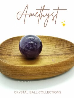 หินอเมทิสต์ลูกกลม Amethyst Ball