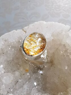 แหวนเงินหินโป่งข่าม