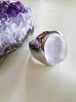แหวนหินมิลกี้ควอตซ์ Milky Quartz