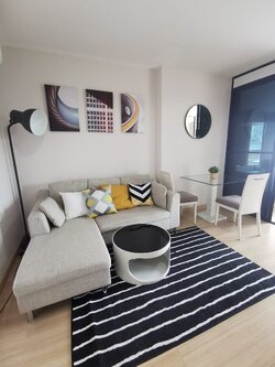 ให้เช่าคอนโด Life @ Ladprao 18 (ไลฟ์ แอท ลาดพร้าว 18) - ห้องใหญ่แบ่งเป็นสัดส่วนน่าอยู่ - การเดินทาง: MRT สถานีรัชดาลาดพร้าว เดินเพียง 150 เมตร - ใกล้ เซ็นทรัล ลาดพร้าว, ยูเนี่ยนมอล