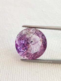 หินซุปเปอร์เซเว่นรูปทรงกลมเจียรเหลี่ยม