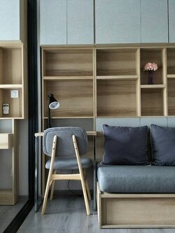 ปล่อยเช่าคอนโด The Politan Rive (เดอะ โพลิแทน รีฟ) - ห้องแต่งบิ้วอินสวย 1ห้องนอน 1ห้องน้ำ 1ห้องนั่งเล่น - ใกล้ MRT พระนั่งเกล้า