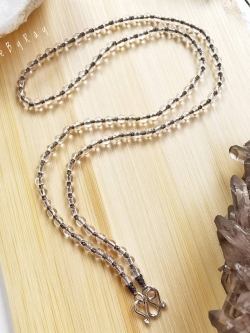 สร้อยคอเชือกถักหินคริสตัลควอตซ์