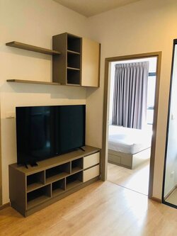 ให้เช่าห้องแบบ 1ห้องนอน 1ห้องน้ำ 1ครัวปิด โซนพื้นที่ MRT พระราม 9 คอนโด IDEO Rama 9 - Asoke (ไอดีโอ พระราม 9 - อโศก) High Rise ขนาดห้อง 35 ตรม. ชั้น 12A