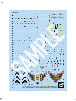 Bandai 4573102656926 HG 1/100 YF-29 DURANDAL VALKYRIE (MAXIMILIAN JENIUS USE) FULL SET PACK WATER DECALS