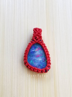 จี้เชือกถักพลอยโอปอล(Opal)