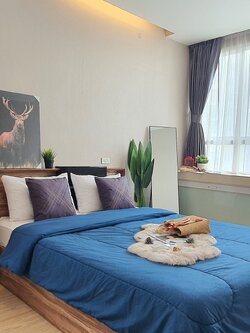 สนใจชมห้องติดต่อได้เลย Line ID: Smile-easy ปล่อยเช่าคอนโด TC Green Rama 9 (ทีซี กรีน พระราม 9) - 1ห้องนอน 1ห้องน้ำ 1ห้องนั่งเล่น - ใกล้ MRT พระราม 9 - ขนาดห้อง 38 ตรม. ชั้น 15 ตึก D มีเครื่องซักผ้า