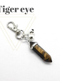 พวงกุญแจหินตาเสือ Tiger's eye