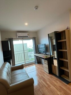 ให้เช่าคอนโด Lumpini Ville Sukhumvit 76 - Bearing Station 2 (ลุมพินี วิลล์ สุขุมวิท 76-แบริ่ง สเตชั่น 2) - ตกแต่งเฟอร์ครบห้องน่าอยู่วิวสระ - การเดินทาง: BTS แบริ่งและสำโรง