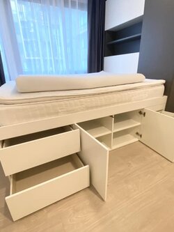 ให้เช่าคอนโด เมโทร ลักซ์ โรสโกลด์ พหล - สุทธิสาร (Metro Luxe Rose Gold Phahol - Sutthisan ) - ตกแต่งเฟอร์ครบห้องสวยวิวสระน่าอยู่มีเครื่องซักผ้า - การเดินทาง: BTS สะพานควาย