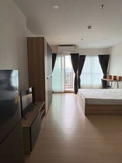 ให้เช่าคอนโด Supalai Veranda Ramkhamhaeng (ศุภาลัย เวอเรนด้า รามคำแหง) โซน รถไฟฟ้าสีส้มรามคำแหง หัวหมาก ห้องแบบ Studio / 1ห้องน้ำ ขนาดห้อง 28 ตรม. ชั้น 12 ตึก A