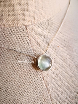 สร้อยคอเงินจี้หินมูนสโตน