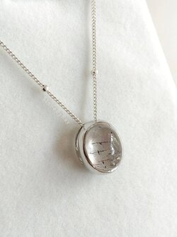 สร้อยคอเงินจี้หินซุปเปอร์เซเว่น Super seven