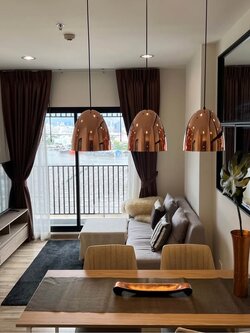 ให้เช่าห้องแบบ 2ห้องนอน 2ห้องน้ำ วิวโค้งแม่น้ำเจ้าพระยา โซนพื้นที่ ถนนเจริญนคร BTS กรุงธน คอนโด Niche Mono Charoen Nakorn (นิช โมโน เจริญนคร) High Rise ขนาดห้อง 60 ตรม. ชั้น 16