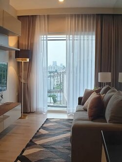 ให้เช่าห้องแบบ 1ห้องนอน 1ห้องน้ำ โซนพื้นที่ MRT แยกติวานนท์ คอนโด Amber By Eastern Star (แอมเบอร์ บาย อีสเทิร์น สตาร์) High Rise ขนาดห้อง 35 ตรม. ชั้น 9