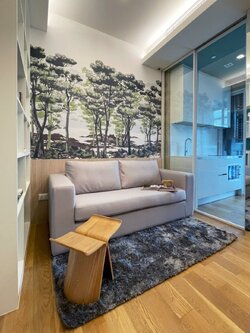 คอนโด เดอะ เซนต์ เรสซิเดนซ์ (The Saint Residences) High Rise โซนพื้นที่ MRRพหลโยธิน BTSห้าแยกลาดพร้าว ให้เช่าห้องแบบ 1ห้องนอน 1ห้องน้ำ 1ครัวปิด ขนาดห้อง 30 ตรม. ชั้น 28