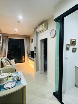 ปล่อยเช่าคอนโด เดอะ นิช ไพรด์ ทองหล่อ-เพชรบุรี (The Niche Pride Thonglor-Phetchaburi) - ห้องตกแต่งสวย1ห้องนอนมีห้องครัวทำอาหารได้สบายๆ - การเดินทาง: ใกล้ MRT เพชรบุรี