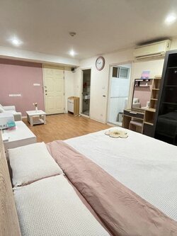 ปล่อยเช่าคอนโด Lumpini Ville Cultural Center (ลุมพินี วิลล์ ศูนย์วัฒนธรรม) - Studio 1ห้องน้ำ 1ห้องครัว - ใกล้ MRT ห้วยขวาง - ขนาดห้อง 30 ตรม. ชั้น 5 ตึก D1