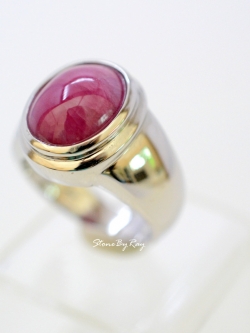 แหวนเงินพลอยทับทิม Ruby