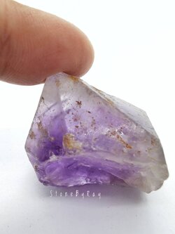 หินอเมทิสต์ผลึกธรรมชาติ Amethyst