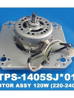 มอเตอร์ปั่นแห้งเครื่องซักผ้า สองถัง ยี่ห้อ HITACHI สำหรับรุ่น 14 - 17 Kg PS-140MJ ,PS-140WJ ,PS-150WJ, PS-160SJ ,PS-170W