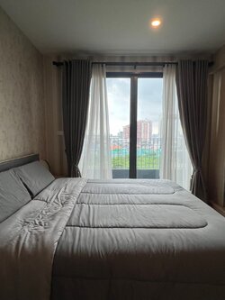 ห้องสวยเฟอร์ครบ IDEO O2 (ไอดีโอ โอทู) ให้เช่ามีเครื่องซักผ้าติด BTS บางนา สอบถามแอด Line ID : Smile-easy