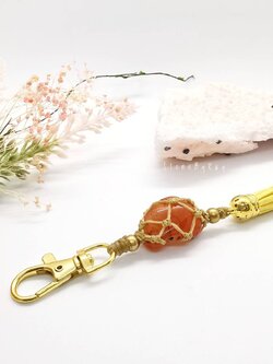 พวงกุญแจหินคาเนเลี่ยนขัดเงา