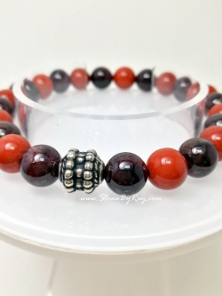 สร้อยข้อมือโกเมน,แจสเปอร์แดง