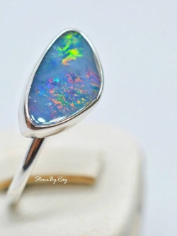 แหวนเงินพลอยโอปอลออสเตเรีย