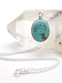 สร้อยคอเงินจี้หินเทอร์ควอยส์ Turquoise