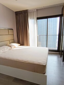 คอนโด The Politan Aqua เดอะ โพลิแทน อควา High Rise โซนพื้นที่ MRT พระนั่งเกล้า ให้เช่าห้องแบบ 1ห้องนอน 1ห้องน้ำ ขนาดห้อง 29 ตรม. ชั้น 35 ตึก A