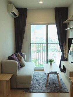 ให้เช่า Noble Revolve Ratchada (โนเบิล รีวอลฟ์ รัชดา) 1ห้องนอนเฟอร์ครบ