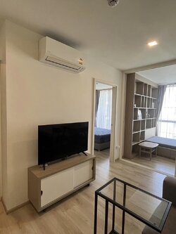 ให้เช่าคอนโด Chambers On Nut Station (แชมเบอร์ส อ่อนนุช สเตชั่น) - 2ห้องนอนใกล้ BTS อ่อนนุช เฟอร์เครื่องใช้ไฟฟ้าครบ - การเดินทาง: เดิน 300 เมตร ถึงสถานีรถไฟฟ้า BTS อ่อนนุช - ใกล้ โลตัสและเมเจอร์