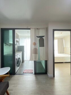 ปล่อยเช่าคอนโด Metro Luxe Rose Gold Phahol - Sutthisan (เมโทร ลักซ์ โรสโกลด์ พหล - สุทธิสาร) - ห้องแบ่งสัดส่วนชัดเจนเฟอร์เครื่องใช้ไฟฟ้าครบครั้น - การเดินทาง: BTS สะพานควายและMRสุทธิสาร