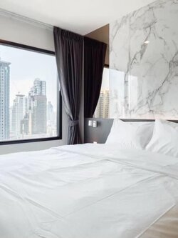 ให้เช่าห้องแบบ 1ห้องนอน 1ห้องน้ำ โซนพื้นที่ ติด MRT เพชรบุรี คอนโด Life Asoke (ไลฟ์ อโศก) ขนาดห้อง 36 ตรม. ชั้น 23