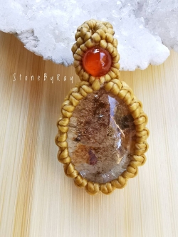 จี้เชือกถักหินโป่งข่าม