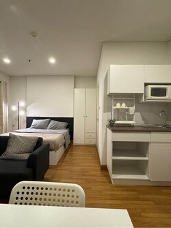 สนใจชมห้องติดต่อได้เลย Line ID: Smile-easy ปล่อยเช่าคอนโด Lumpini Place Rama 3 - Riverine (ลุมพินี เพลส พระราม 3 – ริเวอร์ไรน์) - Studio 1ห้องน้ำ - ใกล้ เทอร์มินอลพระราม 3 - ขนาดห้อง 24 ตรม. ชั้น 7