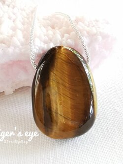 สร้อยคอเงินจี้หินตาเสือ