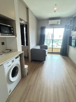 ให้เช่าคอนโด Lumpini Suite Phetchaburi - Makkasan (ลุมพินี สวีท เพชรบุรี - มักกะสัน) โซนพื้นที่ MRT เพชรบุรี ห้องแบบ 1ห้องนอน / 1ห้องน้ำ · ขนาดห้อง 32 ตรม. ชั้น 27