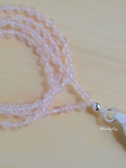 สร้อยคอมงคล108จี้หินเฮมิมอร์ไฟร์(Hemimorphite)