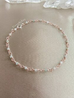 สร้อยข้อมือลวดดัดหินหยก(Jade)