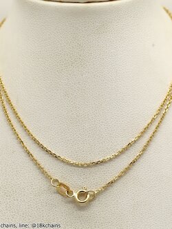 สร้อยคออิตาลี18kแท้ ลายคตกิต