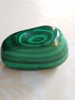 หินมาลาไคต์ขัดเงา