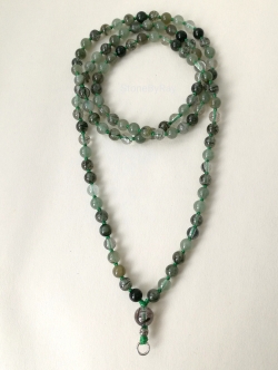 สร้อยประคำ108 ไหมเขียวจักรพรรดิ์์