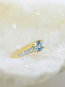 แหวนพลอยบลูโทพาส