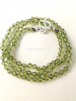 สร้อยประคำ108 พลอยเพอริดอท