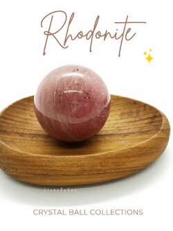 หินโรโดไนท์ลูกกลม Rhodonite Ball